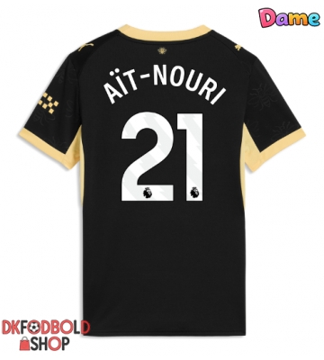 Manchester City Rayan Ait-Nouri #21 Udebanetrøje Dame 2026-27 Kort ærmer Manchester City Rayan Ait-Nouri #21 Udebanetrøje Dame 2026-27 Kort ærmer